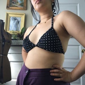 Shade and Shore Polka dotted bikini top